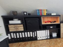 Bibliothèque pour soupente